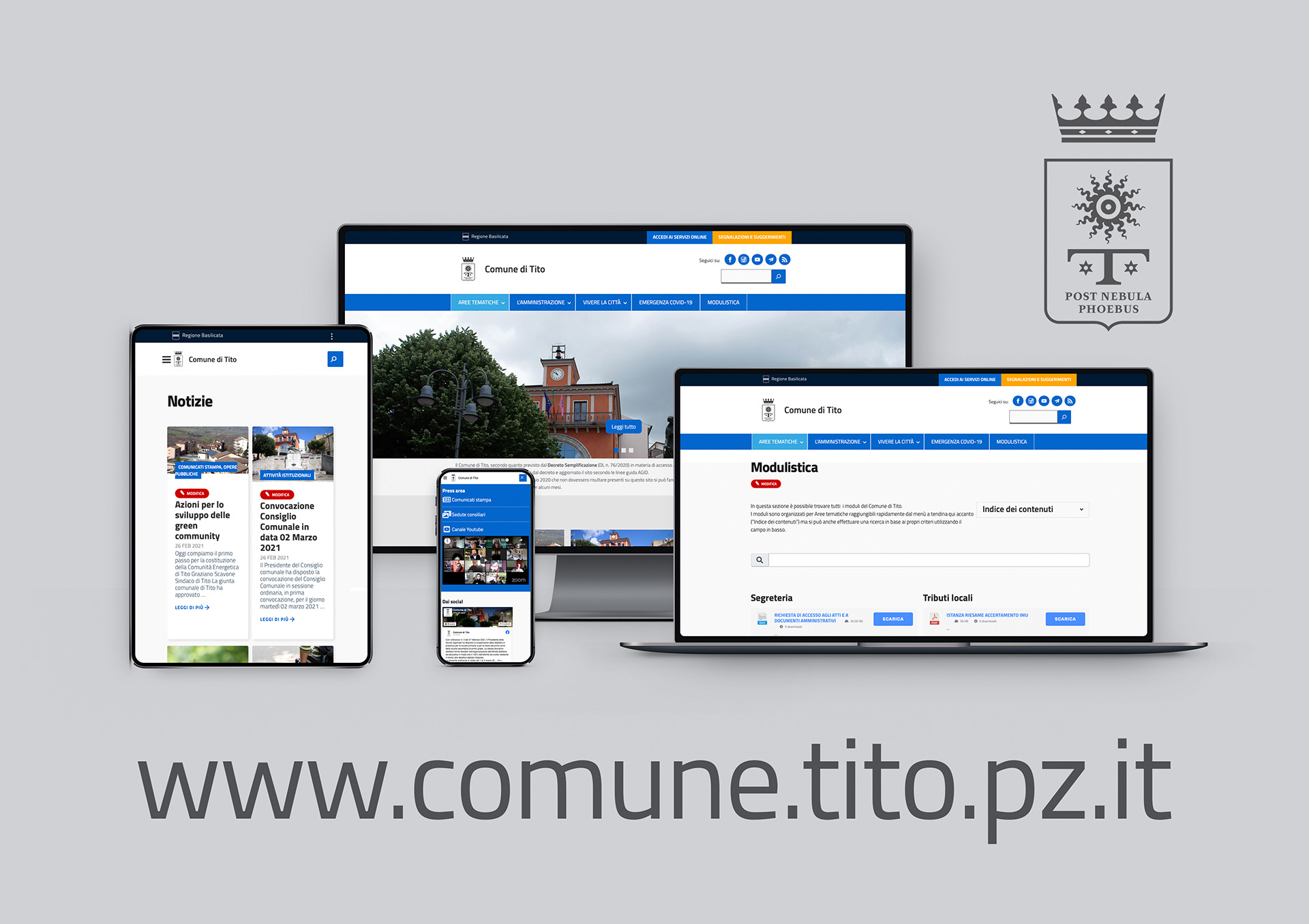 nuovo sito comune di tito