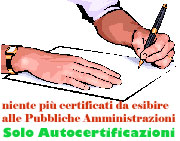autocertificazioni