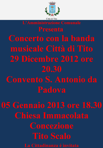 banda-citta-di-tito-dicembre-2012
