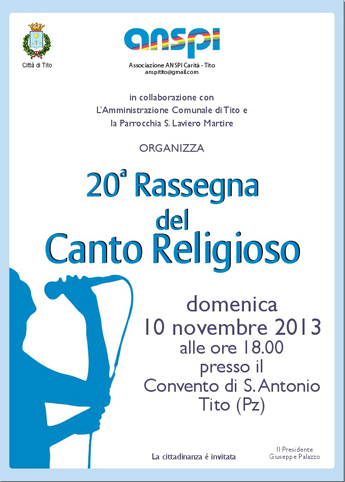 cantireligiosi2013